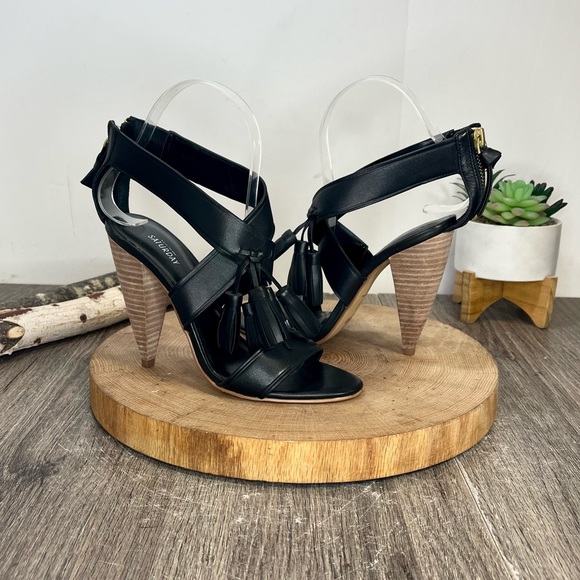 *NWOB Saturday Kate Spade | Tassel Strappy Stacked Heels Size 5.5 - Picture 6 of 16